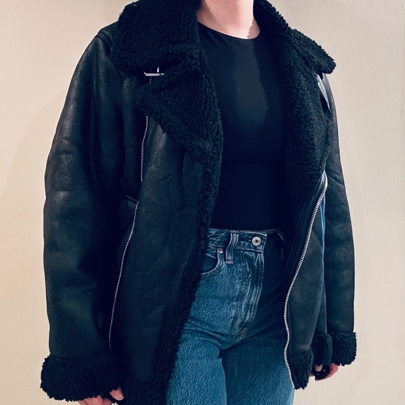 H&M Oversized Moto Jacket